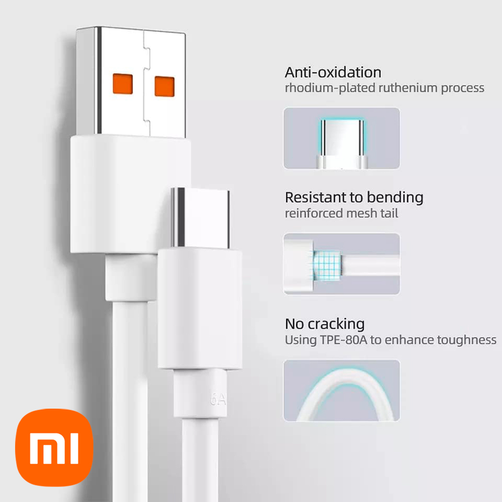 Cargador Para Xiaomi 33W Carga Rapida USB A TIPO C - Original